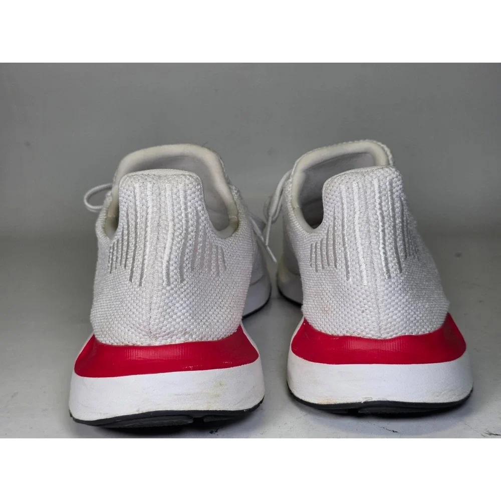 Adidas Swift Run Men's Sneakers Size 12 White Red Athletic Casual Running Shoes